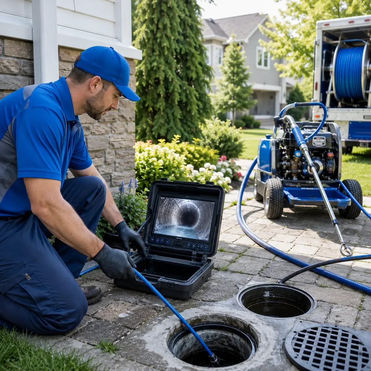 Outdoor drain cleaning professionals serving Fieldton, TX